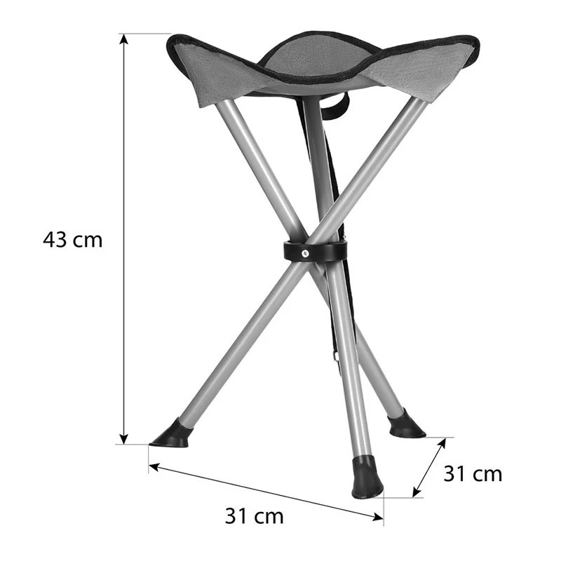 Nils Camp NC3008 Σκαμπώ Πτυσσόμενο Ενισχυμένο 3 Nils Camp NC3008 Σκαμπώ Πτυσσόμενο Ενισχυμένο - Image 3