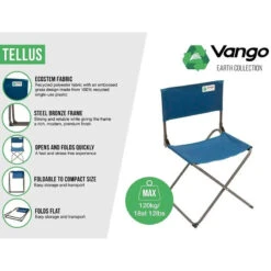 Tellus Folding Camping Chair Vango Πτυσσόμενη Καρέκλα -Vougioukas karekles sakidia paralias 98