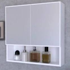 Καθρέπτης μπάνιου Zante Pakoworld λευκό 70x17x70εκ 8 Καθρέπτης μπάνιου Zante Pakoworld λευκό 70x17x70εκ -Vougioukas kathreptis mpanioi zante pakoworld leiko 70 17 70ek 3