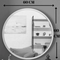 Καθρέπτης Rodro Pakoworld μελαμίνη σε λευκή απόχρωση 62x6x62εκ -Vougioukas kathreptis rodro pakoworld melamini se leiki apochrosi 62 6 62ek 3