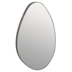 ΚΑΘΡΕΠΤΗΣ ΤΟΙΧΟΥ DROP HM4488.02 ΜΕ ΠΛΑΙΣΙΟ MDF ΣΕ ΧΡΩΜΑΤΙΣΜΟ GREY MARBLE 50x80Υεκ.