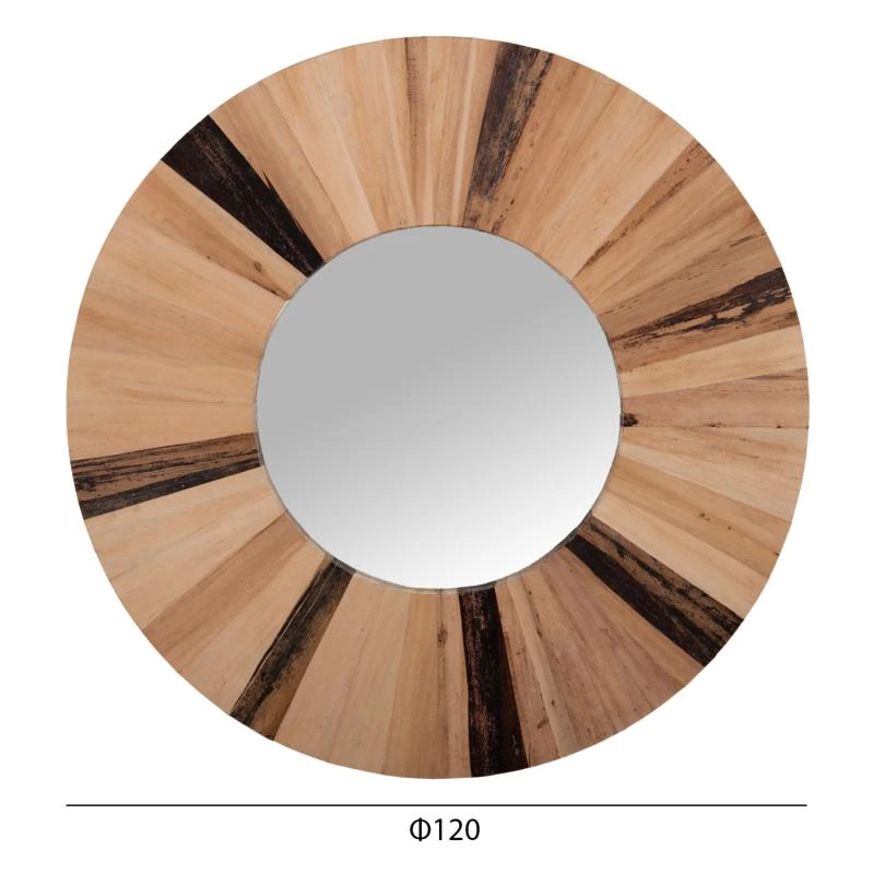 ΚΑΘΡΕΠΤΗΣ ΤΟΙΧΟΥ ΣΤΡΟΓΓΥΛΟΣ HM7839 ΠΛΑΙΣΙΟ ΙΝΕΣ ΦΟΙΝΙΚΑ ΦΥΣΙΚΟ ΧΡΩΜΑ Φ120x4εκ. 2 ΚΑΘΡΕΠΤΗΣ ΤΟΙΧΟΥ ΣΤΡΟΓΓΥΛΟΣ HM7839 ΠΛΑΙΣΙΟ ΙΝΕΣ ΦΟΙΝΙΚΑ ΦΥΣΙΚΟ ΧΡΩΜΑ Φ120x4εκ. - Image 2