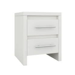 KENNEL Κομοδίνο 2 Συρτάρια, 47x39x57εκ Απόχρωση Άσπρο