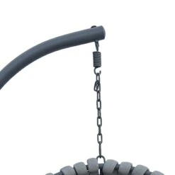 Κούνια φωλιά με βάση Makito Pakoworld μέταλλο-pvc σε γκρι απόχρωση 100x105x195εκ -Vougioukas koinia pholia me vasi makito pakoworld metallo pvc se gkri apochrosi 100 105 195ek 4