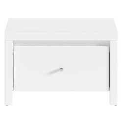 Κομοδίνο Fansi Pakoworld λευκό 51x40.5x33.5εκ