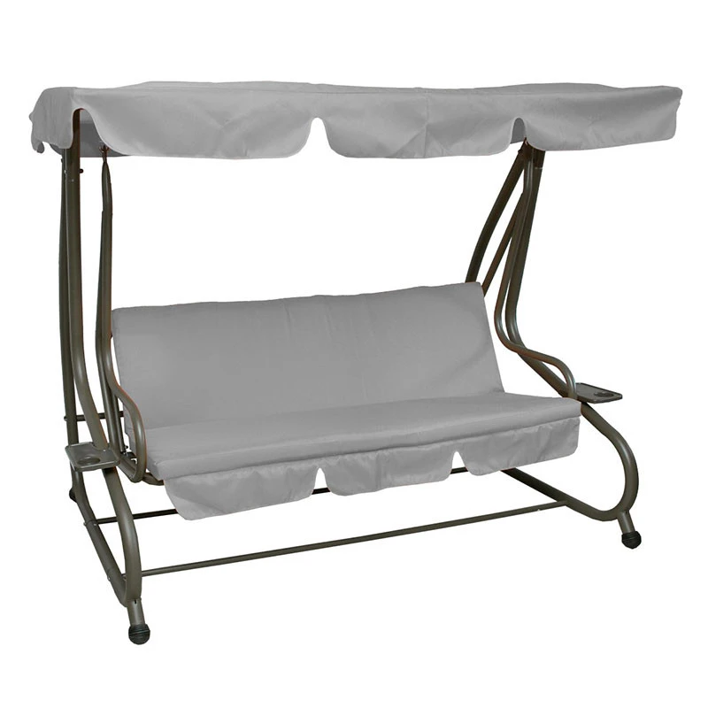 Sonia Κούνια Μεταλλική 3 θέσεων Ανθρακί 200x125x170εκ 5 Sonia Κούνια Μεταλλική 3 θέσεων Ανθρακί 200x125x170εκ - Image 5