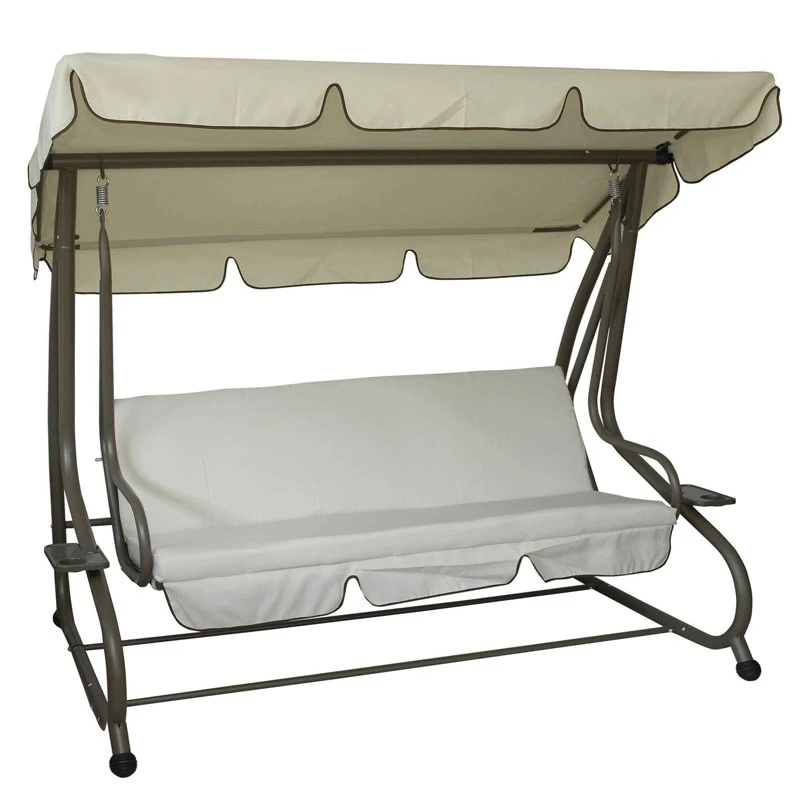 Sonia Κούνια Μεταλλική 3 θέσεων Ανθρακί 200x125x170εκ 1 Sonia Κούνια Μεταλλική 3 θέσεων Ανθρακί 200x125x170εκ