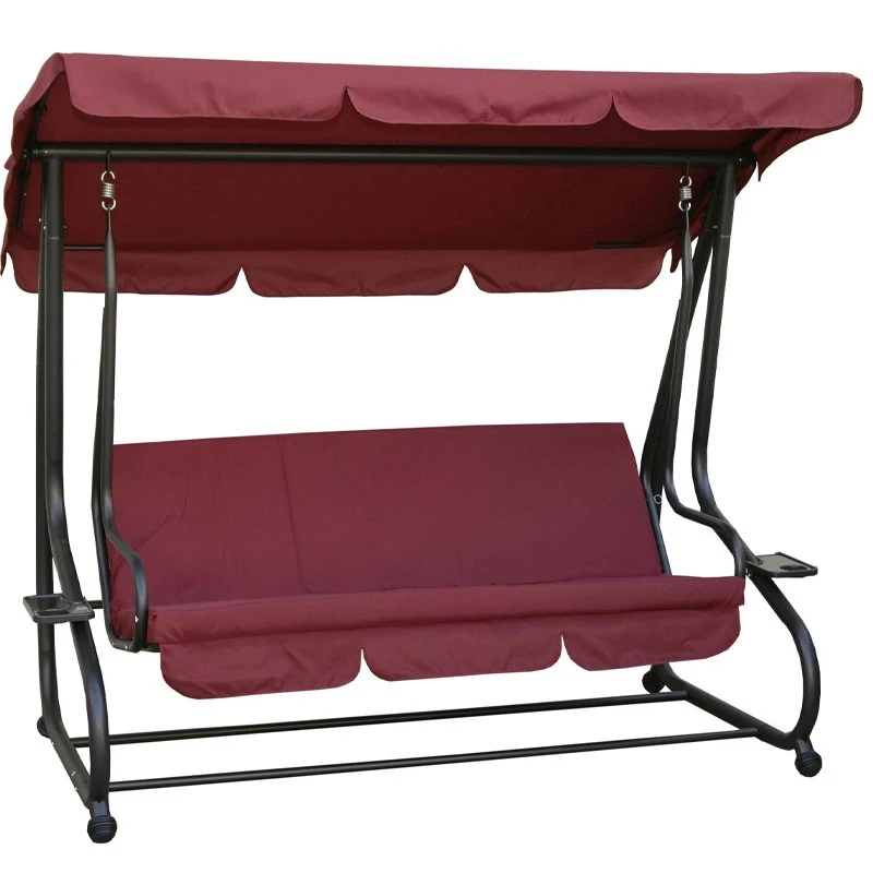 Sonia Κούνια Μεταλλική 3 θέσεων Ανθρακί 200x125x170εκ 3 Sonia Κούνια Μεταλλική 3 θέσεων Ανθρακί 200x125x170εκ - Image 3