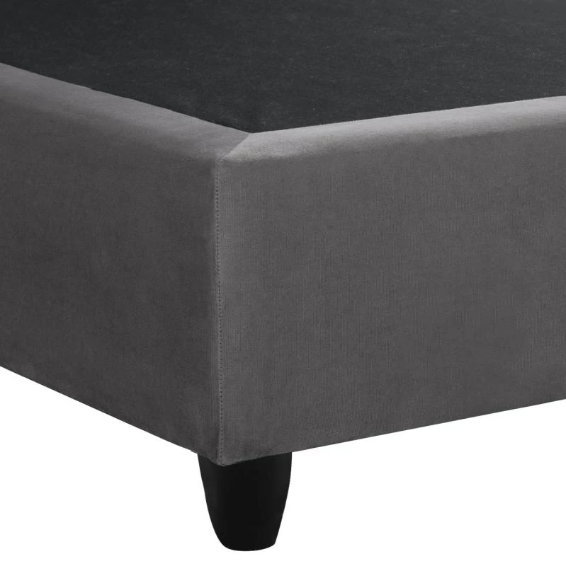 ΚΡΕΒΑΤΙ DOLORES ΑΠΟ ΓΚΡΙ ΒΕΛΟΥΔΟ HM637.10 ΓΙΑ ΣΤΡΩΜΑ 150x200 εκ. 6 ΚΡΕΒΑΤΙ DOLORES ΑΠΟ ΓΚΡΙ ΒΕΛΟΥΔΟ HM637.10 ΓΙΑ ΣΤΡΩΜΑ 150x200 εκ. - Image 6