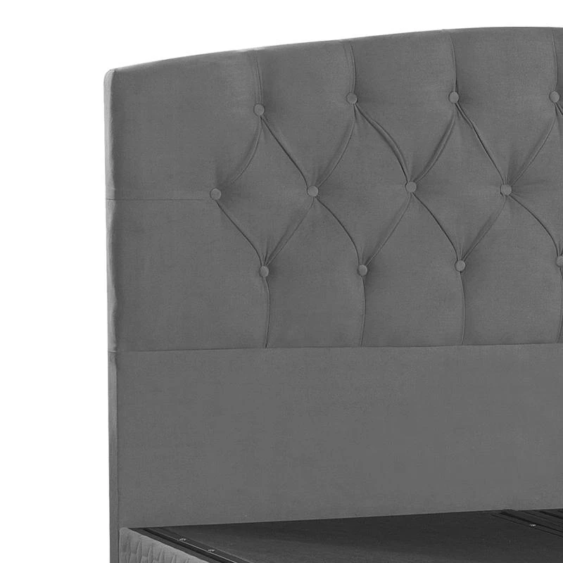 Κρεβάτι Lanse Pakoworld διπλό με αποθηκευτικό χώρο ανθρακί 160x200εκ 2 Κρεβάτι Lanse Pakoworld διπλό με αποθηκευτικό χώρο ανθρακί 160x200εκ - Image 2