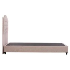 ΚΡΕΒΑΤΙ MALENA ΑΠΟ ΜΠΕΖ ΥΦΑΣΜΑ NUBUCK HM647.22 ΓΙΑ ΣΤΡΩΜΑ 120x200 εκ. -Vougioukas krevati malena apo mpez iphasma nubuck hm647 22 gia stroma 120 200 ek 1 4