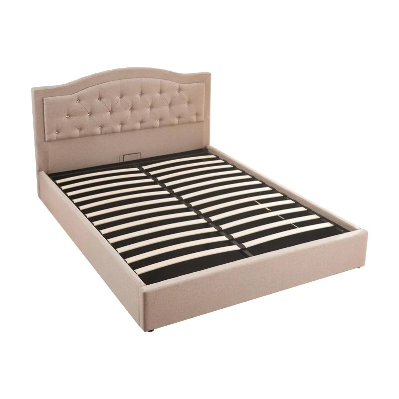 Κρεβάτι διπλό με αποθηκευτικό χώρο Majore Pakoworld μπεζ ύφασμα 160x200εκ 4 Κρεβάτι διπλό με αποθηκευτικό χώρο Majore Pakoworld μπεζ ύφασμα 160x200εκ - Image 4