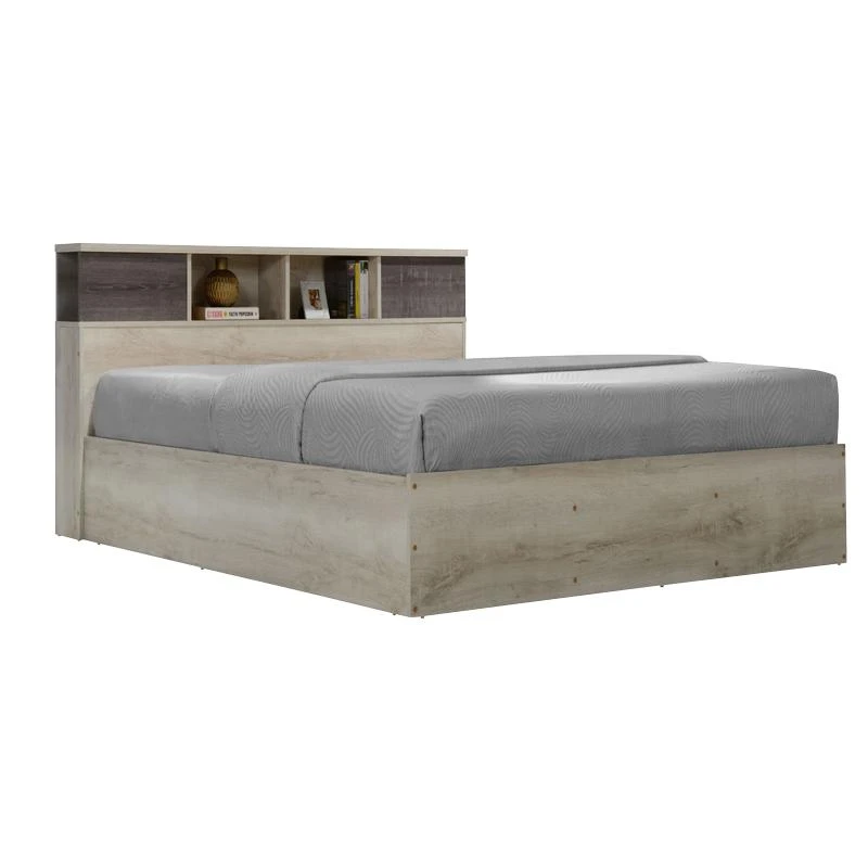 Κρεβάτι διπλό OLYMPUS Pakoworld σε χρώμα Castilo Oak 140x200εκ 3 Κρεβάτι διπλό OLYMPUS Pakoworld σε χρώμα Castilo Oak 140x200εκ - Image 3