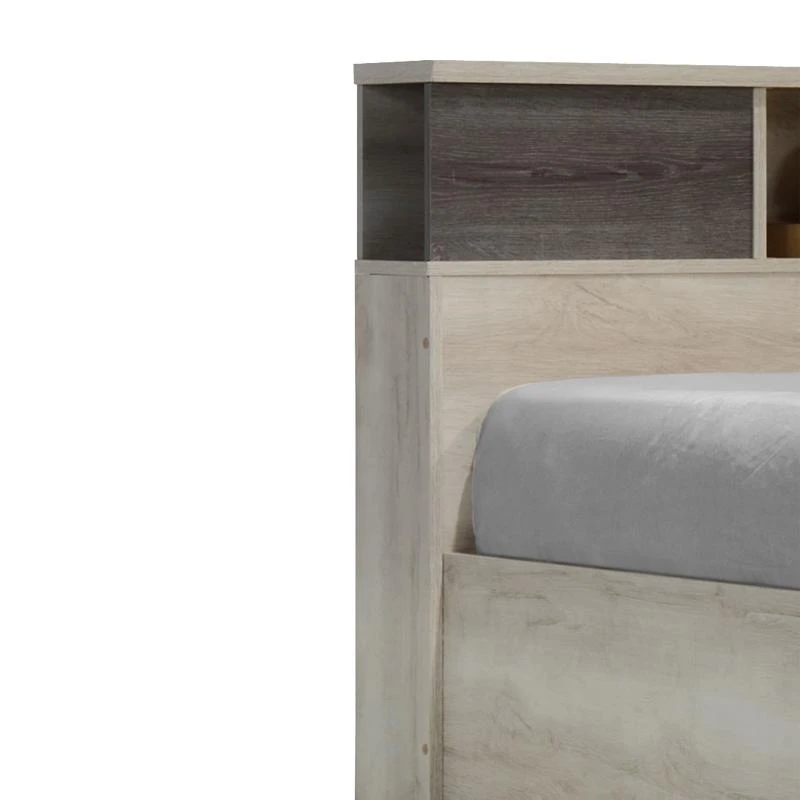 Κρεβάτι διπλό OLYMPUS Pakoworld σε χρώμα Castilo Oak 140x200εκ 1 Κρεβάτι διπλό OLYMPUS Pakoworld σε χρώμα Castilo Oak 140x200εκ