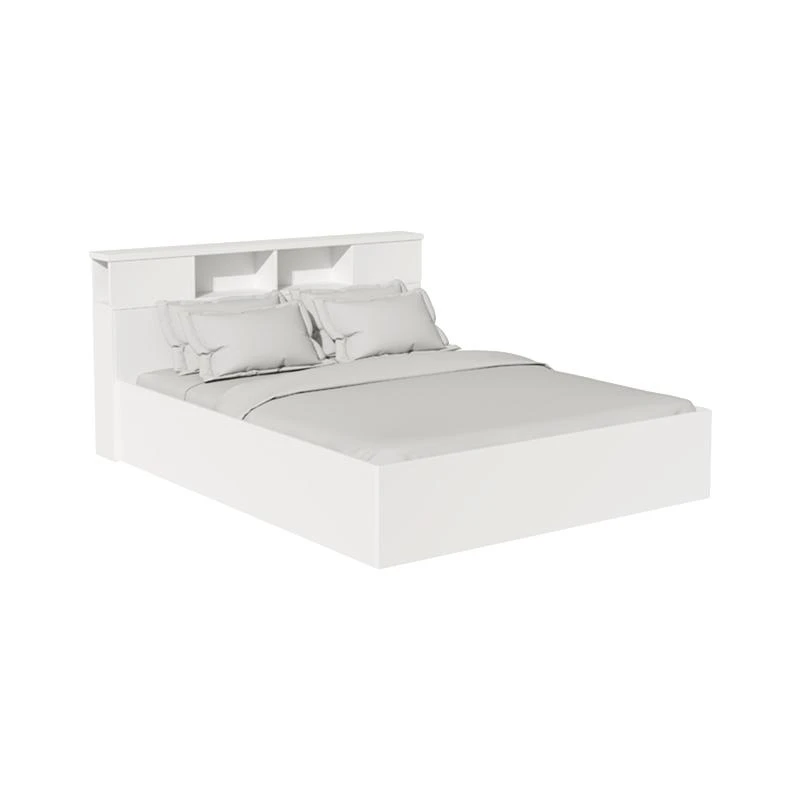 Κρεβάτι διπλό OLYMPUS Pakoworld σε χρώμα λευκό 140x200εκ 3 Κρεβάτι διπλό OLYMPUS Pakoworld σε χρώμα λευκό 140x200εκ - Image 3