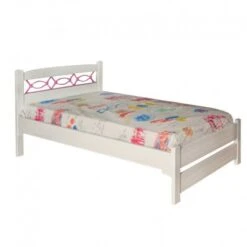 Themida Κρεβάτι Ξύλινο Μονό 100x200x85εκ για στρώμα 90x190