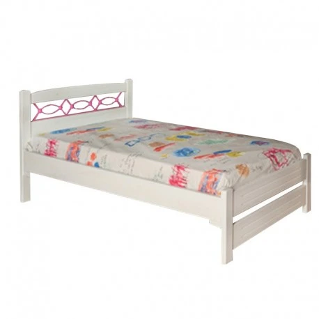 Themida Κρεβάτι Ξύλινο Μονό 100x200x85εκ για στρώμα 90x190 1 Themida Κρεβάτι Ξύλινο Μονό 100x200x85εκ για στρώμα 90x190