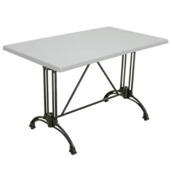 City Τραπέζι Werzalit Αλουμίνο 120x70x73εκ 5 City Τραπέζι Werzalit Αλουμίνο 120x70x73εκ -Vougioukas mantemi bases 2