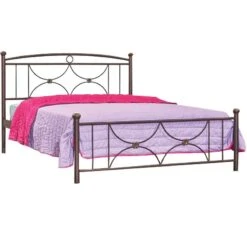 No 26 Κρεβάτι Μεταλλικό Υπέρδιπλο 170x210x95εκ Για Στρώμα 160x200