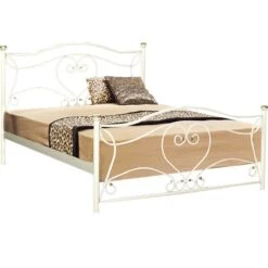 No 56 Κρεβάτι Μεταλλικό Διπλό 160x210x95εκ Για Στρώμα 150x200