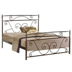 No 59 Κρεβάτι Μεταλλικό Διπλό 160x210x95εκ Για Στρώμα 150x200