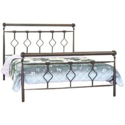 No 74 Κρεβάτι Μεταλλικό Διπλό 150x200x95εκ Για Στρώμα 140x190