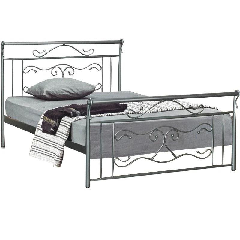 No 57 Κρεβάτι Μεταλλικό Διπλό 160x210x90εκ Για Στρώμα 150x200 1 No 57 Κρεβάτι Μεταλλικό Διπλό 160x210x90εκ Για Στρώμα 150x200