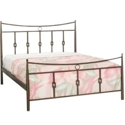 No 32 Κρεβάτι Μεταλλικό Υπέρδιπλο 170x210x95εκ Για Στρώμα 160x200
