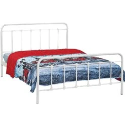 No 67 Κρεβάτι Μεταλλικό Διπλό 160x210x95εκ Για Στρώμα 150x200