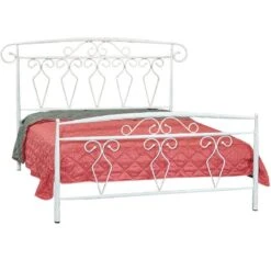 No 62 Κρεβάτι Μεταλλικό Υπέρδιπλο 170x210x95εκ Για Στρώμα 160x200