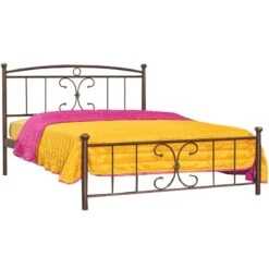 No 24 Κρεβάτι Μεταλλικό Διπλό 150x200x95εκ Για Στρώμα 140x190
