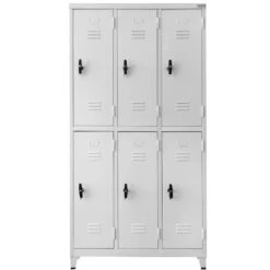 Ιματιοθήκη Μεταλλική 6 Θέσεων 98x40x207εκ