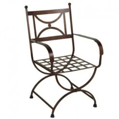 Κύκλος Πολυθρόνα Fer Forge 56x60x92εκ