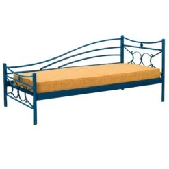 No 44 Καναπές Κρεβάτι 3θέσιος Μεταλλικός 100x200x90εκ