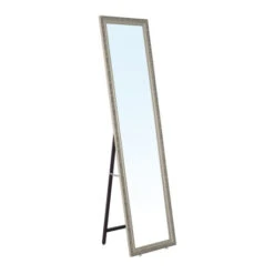 MIRROR Καθρέπτης Δαπέδου Τοίχου 39x2,5x148εκ Ξύλινος Champagne