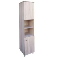 D4003 Ντουλάπι Μπάνιου Ξύλινο 2φυλλο 35x40x185εκ