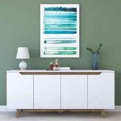 Μπουφές Rafaelo Pakoworld λευκό-καρυδί 180x45x78,5εκ -Vougioukas mpoiphes rafaelo pakoworld leiko karithi 180 45 785ek 3