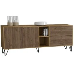 Μπουφές-Κονσόλα Ξύλινος 195x50x78εκ