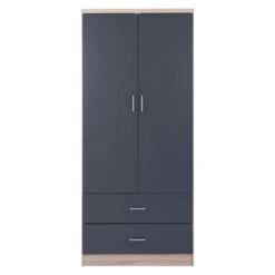 ΝΤΟΥΛΑΠΑ 2ΦΥΛΛΗ ME 2 ΣΥΡΤΑΡΙΑ REINA HM338.04 SONAMA-ΓΚΡΙ 80Χ42Χ180Υ εκ. -Vougioukas ntoilapa 2philli me 2 sirtaria reina hm338 04 sonama gkri 80ch42ch180i ek 1 2