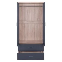 ΝΤΟΥΛΑΠΑ 2ΦΥΛΛΗ ME 2 ΣΥΡΤΑΡΙΑ REINA HM338.04 SONAMA-ΓΚΡΙ 80Χ42Χ180Υ εκ. -Vougioukas ntoilapa 2philli me 2 sirtaria reina hm338 04 sonama gkri 80ch42ch180i ek 1 3