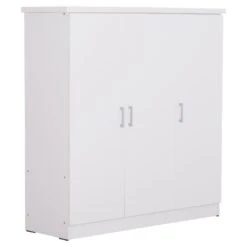 ΝΤΟΥΛΑΠΑ 3ΦΥΛΛΗ ΜΕ ΡΑΦΙΑ FUENTO HM2482.02 ΛΕΥΚΗ ΜΕΛΑΜΙΝΗ 120-116x40x123,5Υεκ.