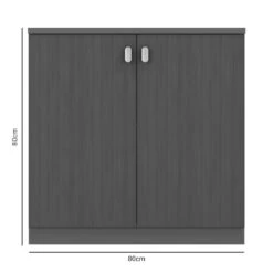 Ντουλάπι γραφείου επαγγελματικό χαμηλό Denith Pakoworld ανθρακί-καρυδί80x40x80εκ -Vougioukas ntoilapi grapheioi epaggelmatiko chamilo denith pakoworld anthraki karithi 80 40 80ek 4