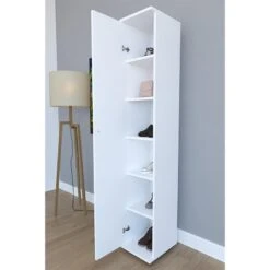 Ντουλάπι-στήλη Juan Pakoworld λευκό 30x35x177εκ -Vougioukas ntoilapi stili juan pakoworld leiko 30 35 177ek 3