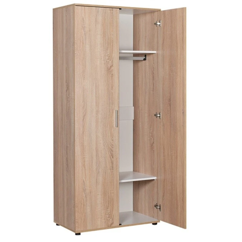 Vel Ντουλάπα Ρούχων Δίφυλλη 80x47x187εκ 2 Vel Ντουλάπα Ρούχων Δίφυλλη 80x47x187εκ - Image 2