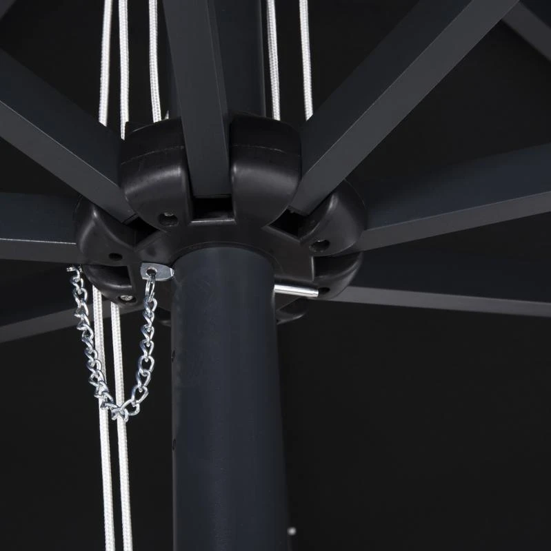 ΟΜΠΡΕΛΑ ΕΠΑΓΓΕΛΜΑΤΙΚΗ ALU 2.20x2.20 ΜΑΥΡΟ ΠΑΝΙ ΑΚΡΥΛΙΚΟ 8ΑΚΤΙΝΕΣ HM6013.03 5 ΟΜΠΡΕΛΑ ΕΠΑΓΓΕΛΜΑΤΙΚΗ ALU 2.20x2.20 ΜΑΥΡΟ ΠΑΝΙ ΑΚΡΥΛΙΚΟ 8ΑΚΤΙΝΕΣ HM6013.03 - Image 5