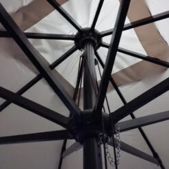 Ομπρέλα Κήπου Αλουμινίου 300x300 -Vougioukas ompreles kipou exwterikou xwrou thalassis 9