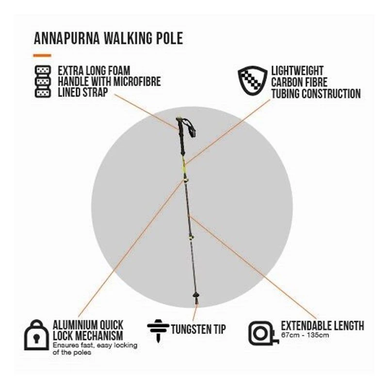 Vango Annapurna Μπαστούνι Ορειβατικό Τηλεσκοπικό 4 Vango Annapurna Μπαστούνι Ορειβατικό Τηλεσκοπικό - Image 4