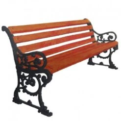 Παγκάκι Επαγγελματικό Βαρέως Τύπου Αλουμίνιο-Ξύλινο 3 Θέσεων 152x52x74εκ