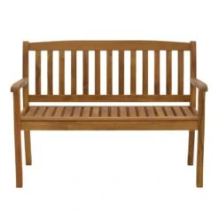 Παγκάκι διθέσιο Jerdu Pakoworld ξύλο ακακίας φυσικό 120x61x87εκ