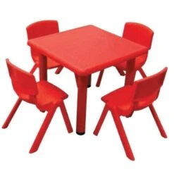 Σετ Square Παιδικό Πλαστικό 62x62x52εκ 5τμχ